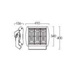 drawing floodlight led fll24-130 130w